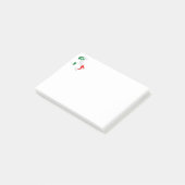 Italienische Karte Post-it Klebezettel (angewinkelt)