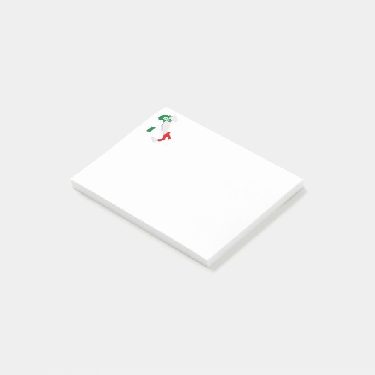 Italienische Karte Post-it Klebezettel (angewinkelt)