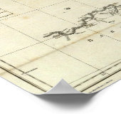 Italienische Karte Poster (Ecke)