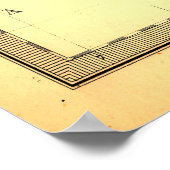 Italienische Karte Poster (Ecke)