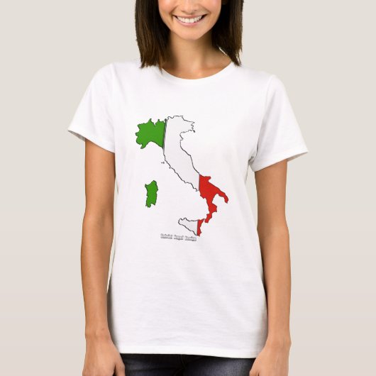 Italienische Karte T-Shirt (Vorderseite)