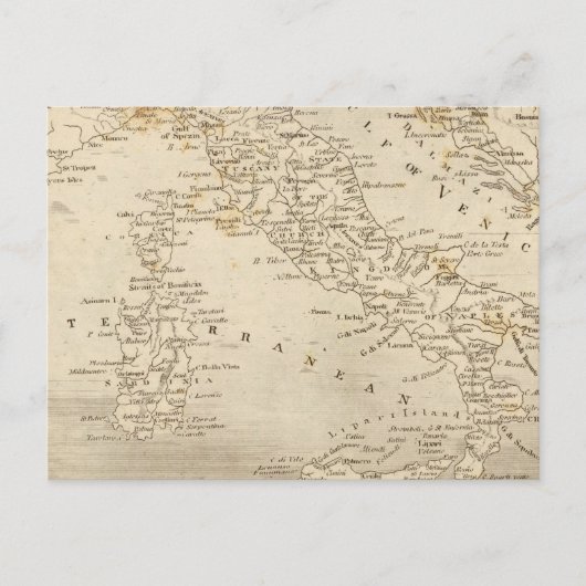Italienische Karte von Arrowsmith (Vorderseite)