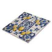 Italienische Keramik Lemons Tile White Fliese (Seite)