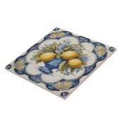 Italienische Keramik Lemons Tile White Fliese (Seite)