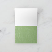 Italienische Knoblauchkarte Karte (Innenseite)