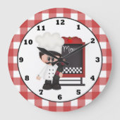 Italienische Koch Fun Wanduhr (Vorderseite)