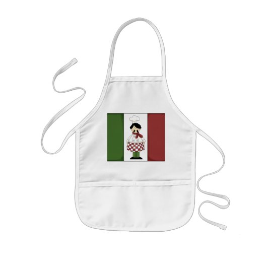 Italienische Koch Kinderküche Schürze (Vorne)