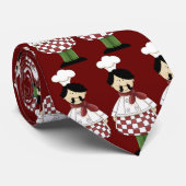 Italienische Kochs-Krawatte Krawatte (Gerollt)