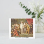 Italienische Komiker von Antoine Watteau Postkarte (Stehend Vorderseite)