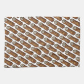 Italienische Konditorei Cannoli Geschirrtuch (Horizontal)