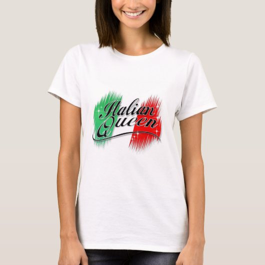 Italienische Königin T-Shirt (Vorderseite)