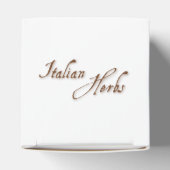 Italienische Kräuterboxen Geschenkschachtel (Oben)