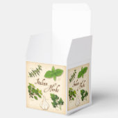 Italienische Kräuterboxen Geschenkschachtel (Geöffnet)