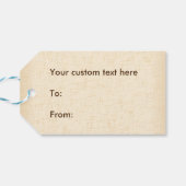 Italienische Kräutermarken Geschenkanhänger (Rückseite Horizontal)