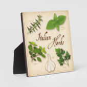 Italienische KräuterPlaque Fotoplatte (Vorderseite)