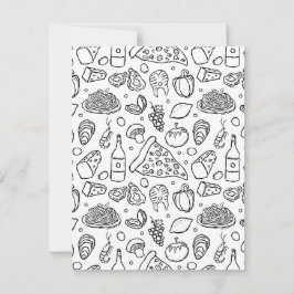 Italienische Küche Authentisches italienisches Ris Feiertagskarte