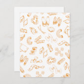 Italienische Küche Authentisches italienisches Ris Feiertagskarte (Vorne/Hinten)