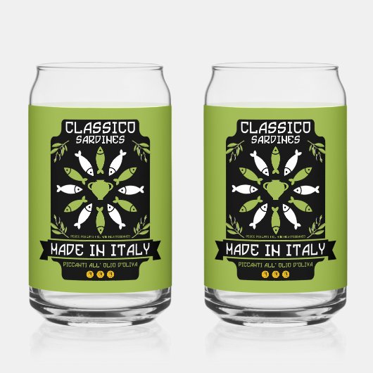 Italienische Küche Dosenglas (Vorderseite)