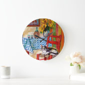 ITALIENISCHE KÜCHE IN FLORENZ GROßE WANDUHR (Zuhause)