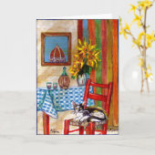 ITALIENISCHE KÜCHE IN FLORENZ KARTE (Gelbe Blume)