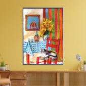 ITALIENISCHE KÜCHE IN FLORENZ LEINWANDDRUCK (Insitu (Wohnzimmer))