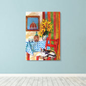 ITALIENISCHE KÜCHE IN FLORENZ LEINWANDDRUCK (Insitu (Holzboden))