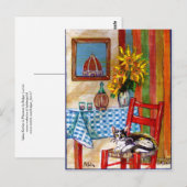 ITALIENISCHE KÜCHE IN FLORENZ POSTKARTE (Vorne/Hinten)