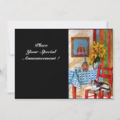 ITALIENISCHE KÜCHE IN FLORENZ, rot blau Ankündigung (Vorderseite)