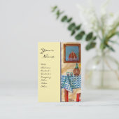 ITALIENISCHE KÜCHE IN FLORENZ VISITENKARTE (Stehend Vorderseite)