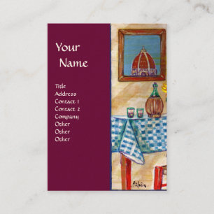 ITALIENISCHE KÜCHE IN FLORENZ VISITENKARTE