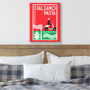 Italienische Küche Kunst Leinwanddruck