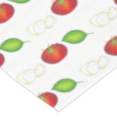 Italienische Küche Mozzarella Tomato Basil Tischdecke (Schrägansicht)