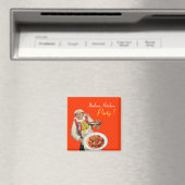 ITALIENISCHE KÜCHE, Orange Magnet (In Situ (Geschirrspüler))