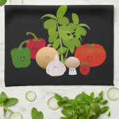 Italienische Küche personalisiert Geschirrtuch (Gefaltet)