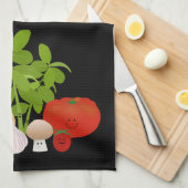 Italienische Küche personalisiert Geschirrtuch (Viertel Falte)