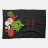Italienische Küche personalisiert Geschirrtuch (Horizontal)