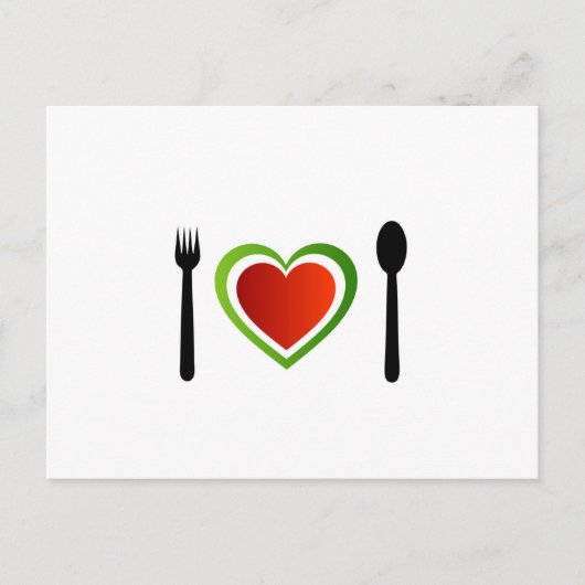 italienische Küche Postkarte (Vorderseite)