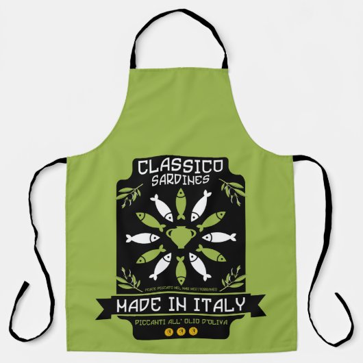 Italienische Küche Schürze (Vorderseite)