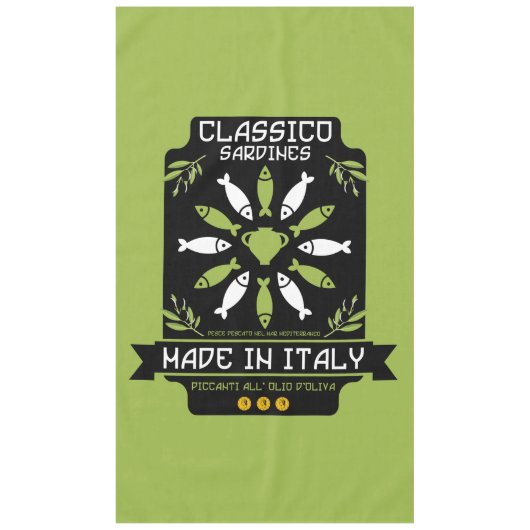 Italienische Küche Tischdecke (Vorderseite)