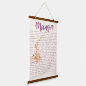 Italienische Küche Wand Kunst | "Mangia" - Lebensm Wandteppich Mit Holzrahmen (Gewinkelt)