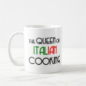 italienische Küchenkönigin Kaffeetasse (Links)