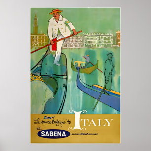 Italienische Kunst Venedig Malerei Italien Reisepl Poster