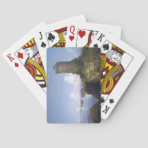 Italienische Küstenlandschaft mit Ruinenturm