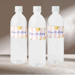 Italienische La Dolce Vita Wasserflaschen-Etikett Wasserflaschenetikett