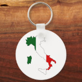 Italienische Landesflaggenform Schlüsselanhänger (Vorderseite)