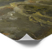 Italienische Landschaft, 1833 Poster (Ecke)