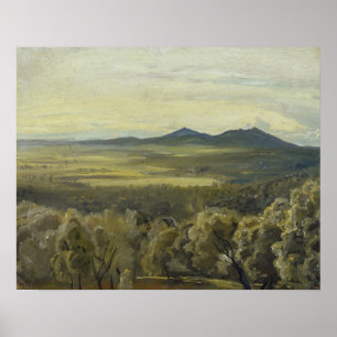 Italienische Landschaft, 1833 Poster