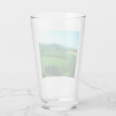 Italienische Landschaft Glas (Rückseite)
