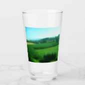 Italienische Landschaft Glas (Vorderseite)