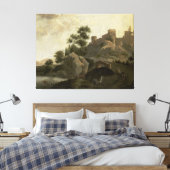 Italienische Landschaft, J.G. Schieblius, 1680 - 1 Leinwanddruck (Insitu (Schlafzimmer))